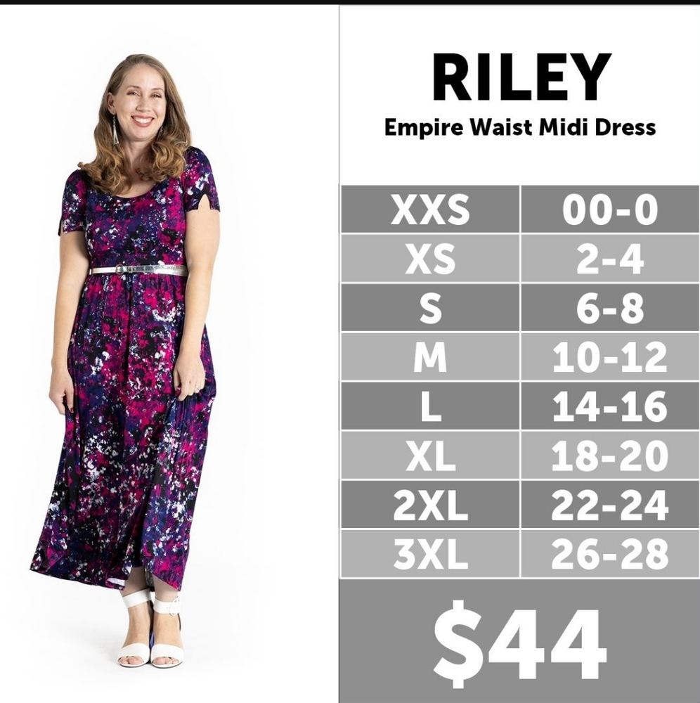 Lularoe Riley Dress - Picture 2 of 2